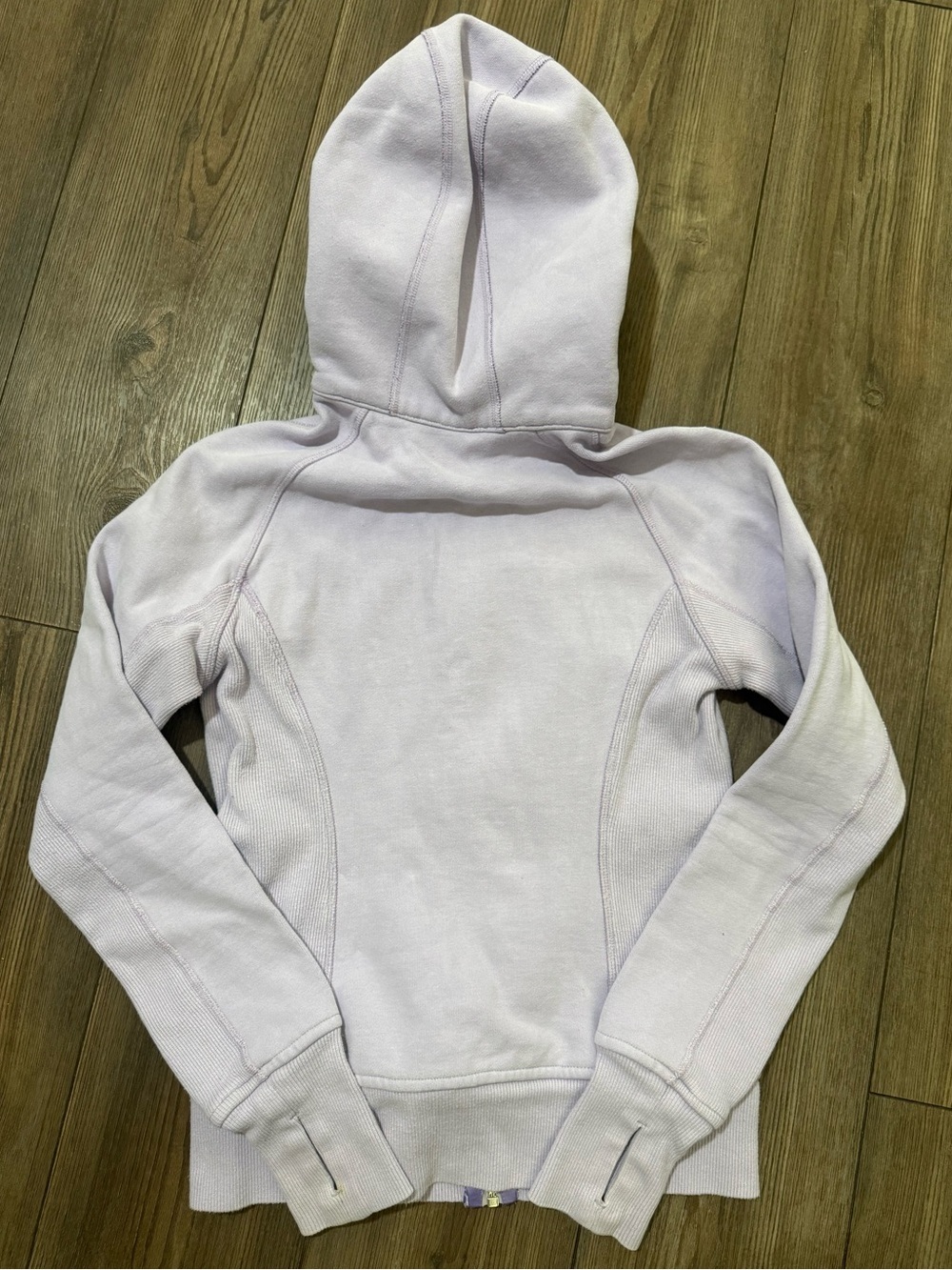 Lululemon Scuba Hoodie Jacket Lavender Purple Zip Up Women’s Size 4 - Picture 3 of 5